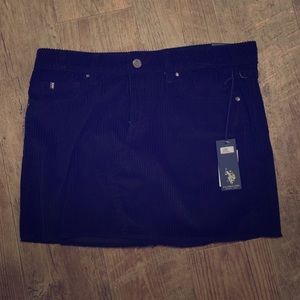 Us Polo Association Black Mini Skirt